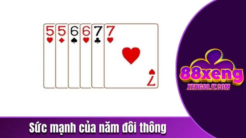 Năm Đôi Thông - Tổ Hợp Bài Quyền Lực Nhất Trong Tiến Lên 1 Năm đôi thông